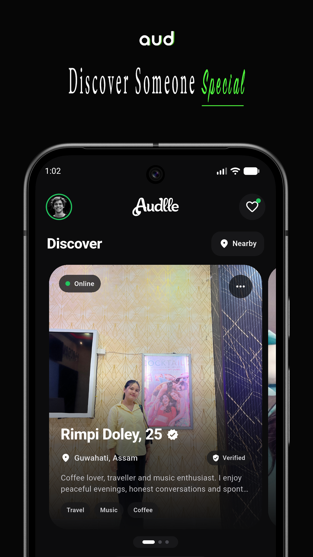 Audlle app screenshot