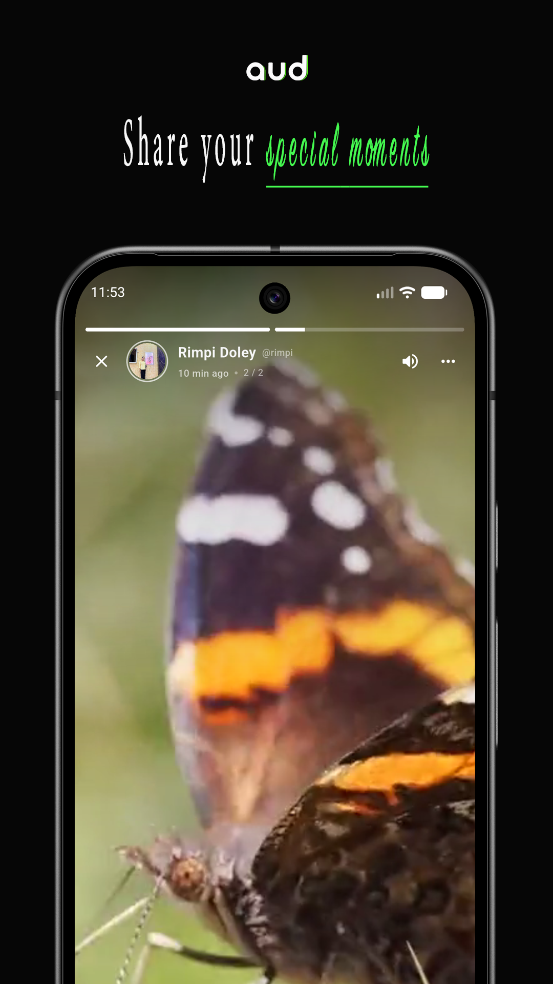 Audlle app screenshot